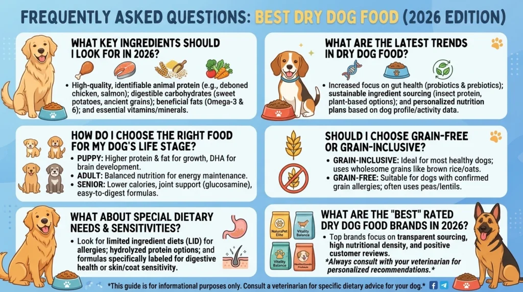 Frequently Asked Questions About Best Dry Dog Food 2026