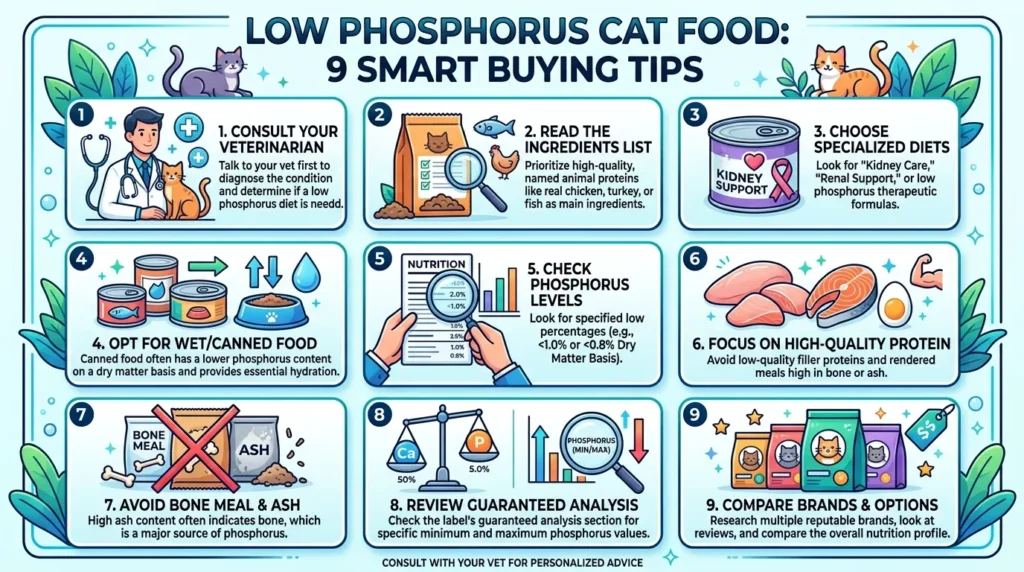 Low phosphorus cat food served to a senior cat for kidney support