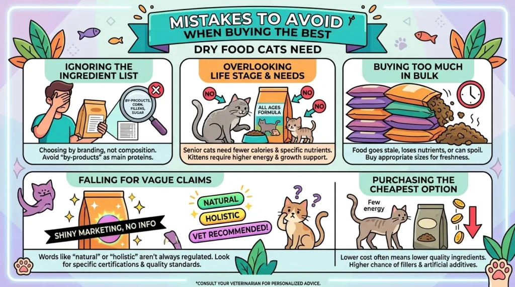 Mistakes to Avoid When Buying the Best Dry Food Cats Need