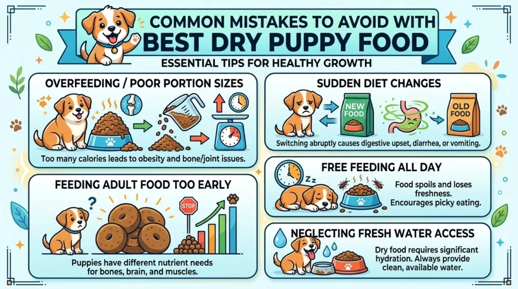Common Mistakes to Avoid With Best Dry Puppy Food