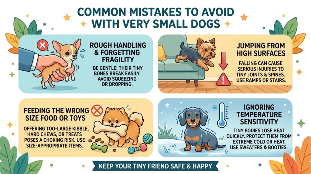 Common Mistakes to Avoid With Very Small Dogs