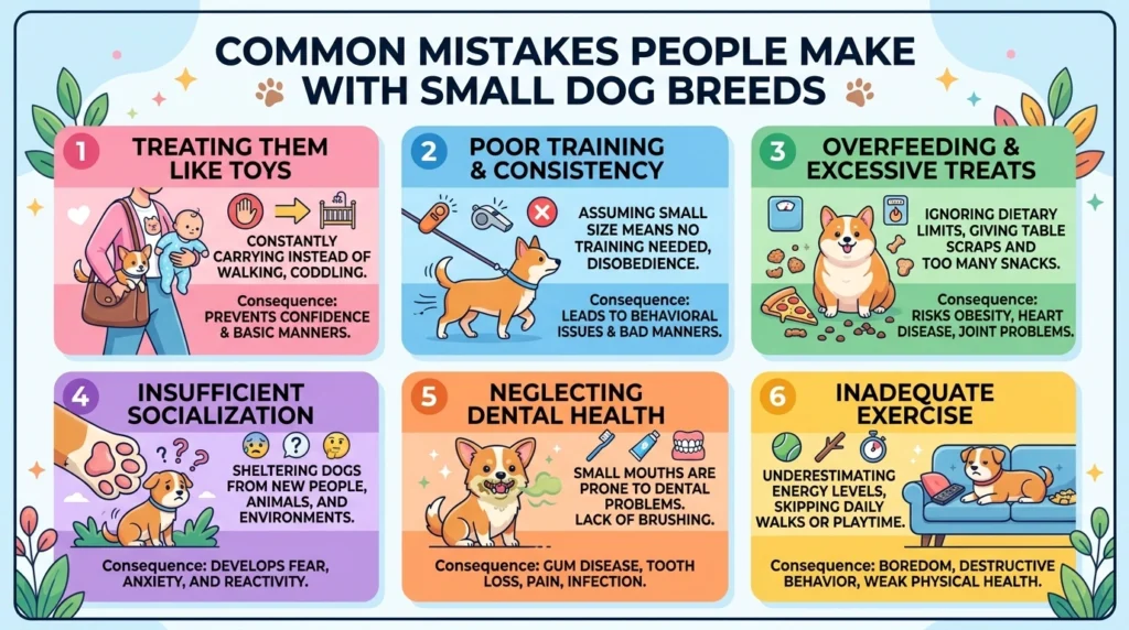 Common Mistakes People Make With Small Dog Breeds