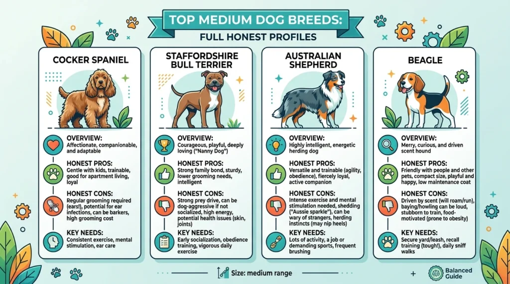 Top Medium Dog Breeds: Full Honest Profiles