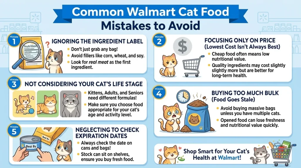Common Walmart Cat Food Mistakes to Avoid