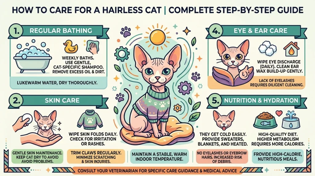 How to Care for a Hairless Cat: Complete Step-by-Step Guide