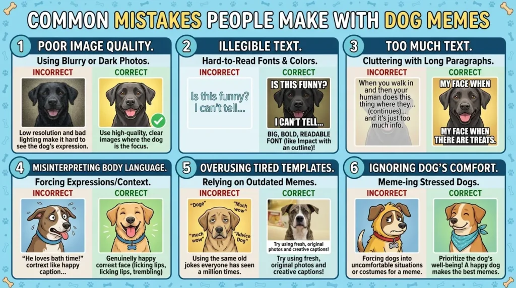 Common Mistakes People Make With Dog Memes