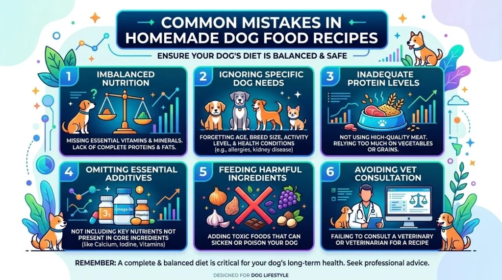 Common Mistakes in Homemade Dog Food Recipes