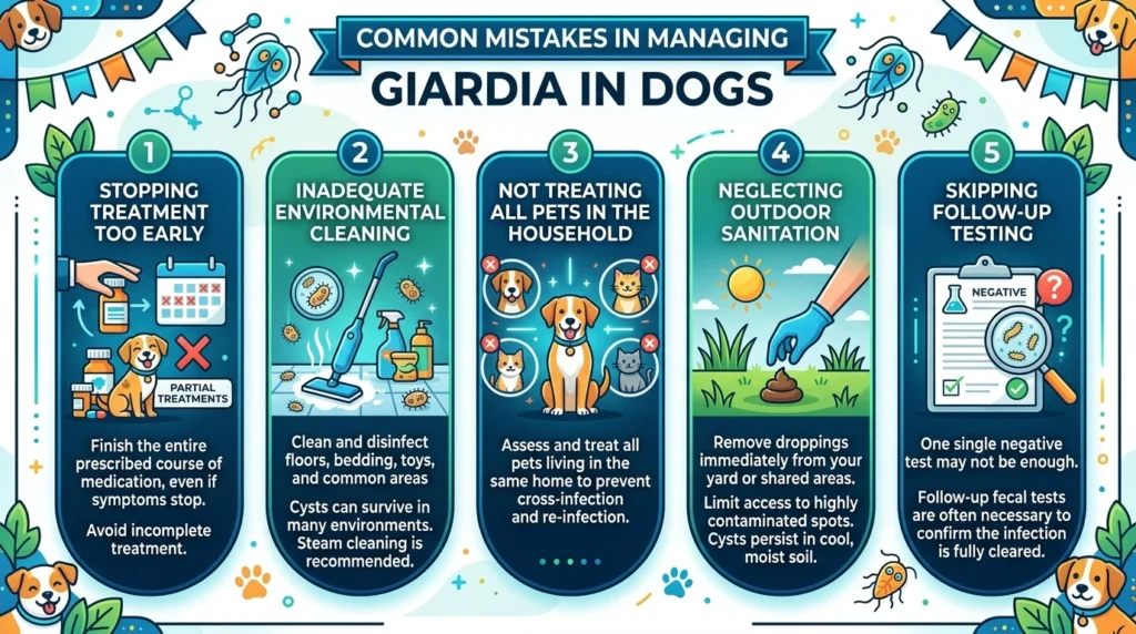Common Mistakes in Managing Giardia in Dogs