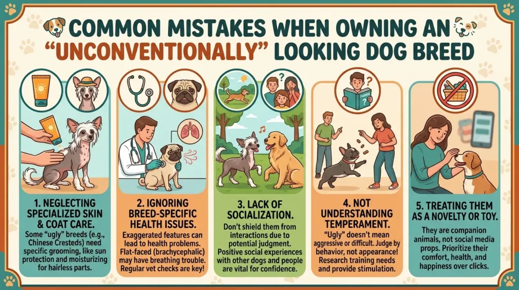 Common Mistakes When Owning an Ugly Dog Breed