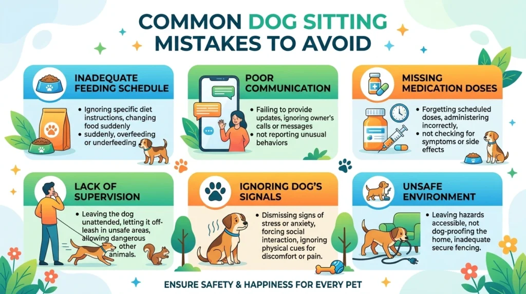 Common Dog Sitting Mistakes to Avoid