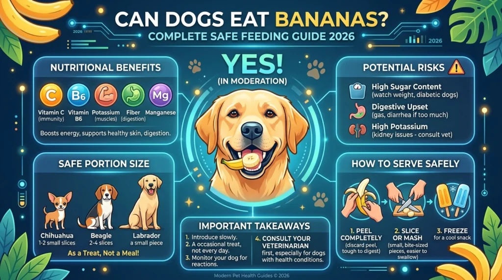 Can Dogs Eat Bananas? Complete Safe Feeding Guide 2026