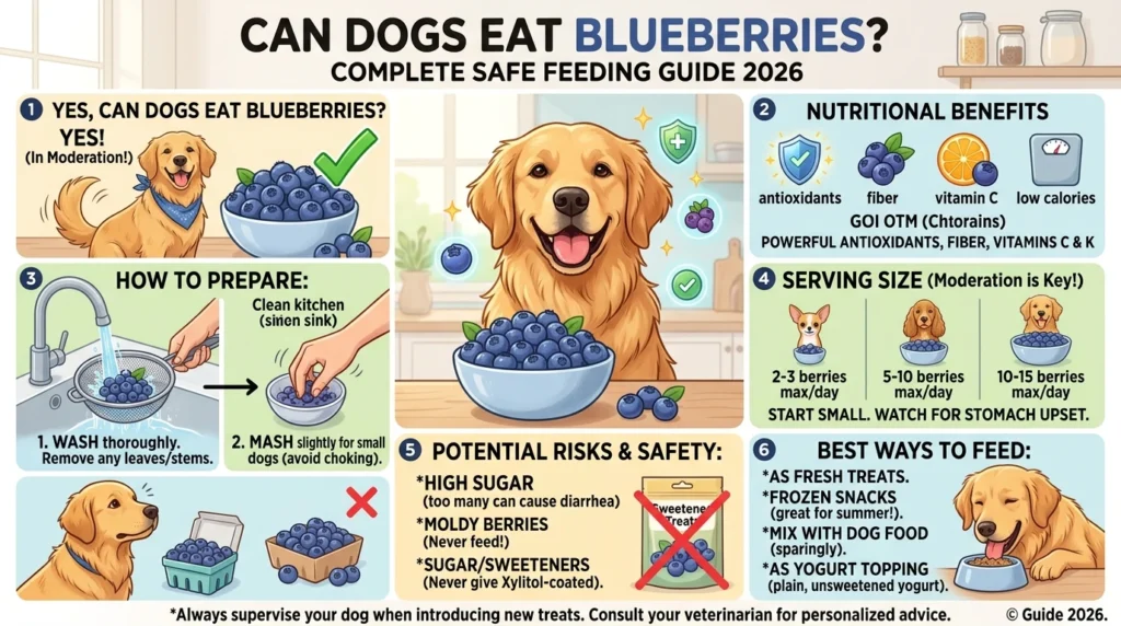 Blueberries are one of the healthiest natural treats you can share with your dog packed with antioxidants, vitamins, and fiber in a perfectly bite-sized package.