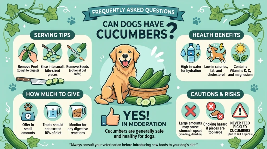 Frequently Asked Questions: Can Dogs Have Cucumbers?