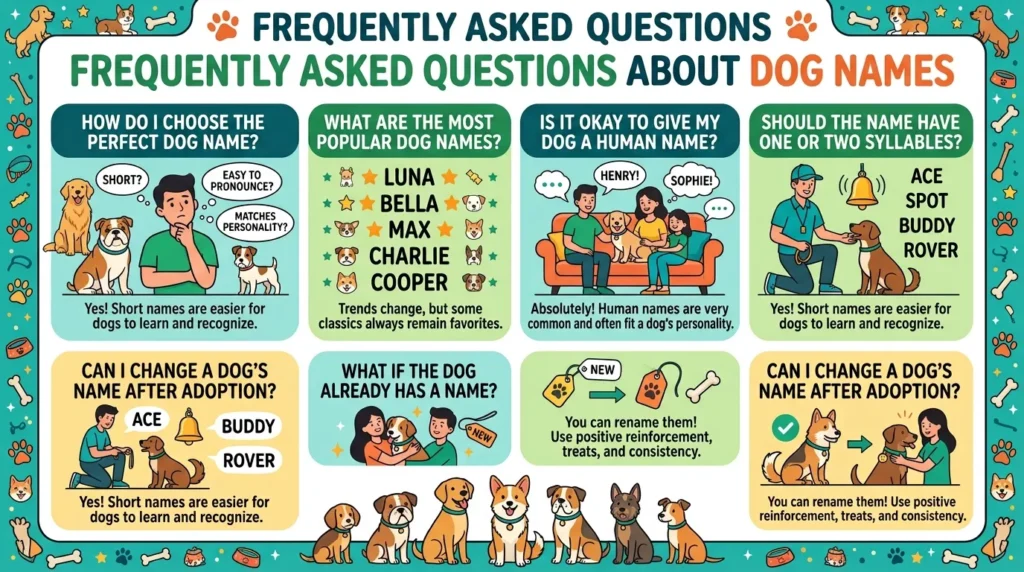 Frequently Asked Questions About Dog Names