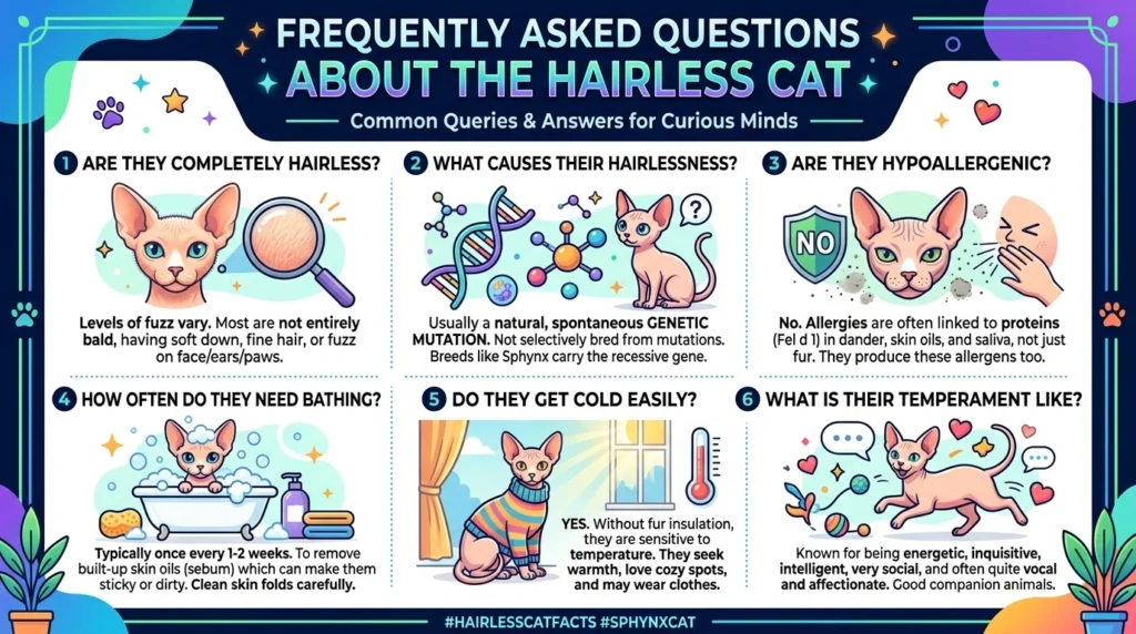 Frequently Asked Questions About the Hairless Cat