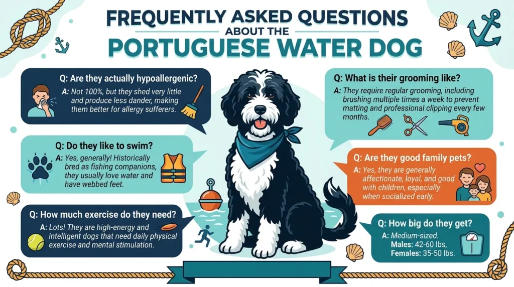 Frequently Asked Questions About the Portuguese Water Dog