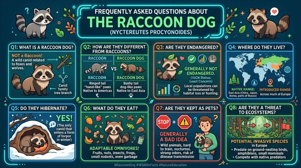 Frequently Asked Questions About the Raccoon Dog