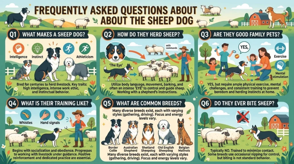 Frequently Asked Questions About the Sheep Dog