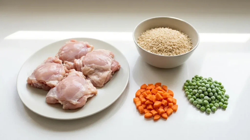 Step-by-Step Homemade Dog Food Recipe: Chicken and Rice