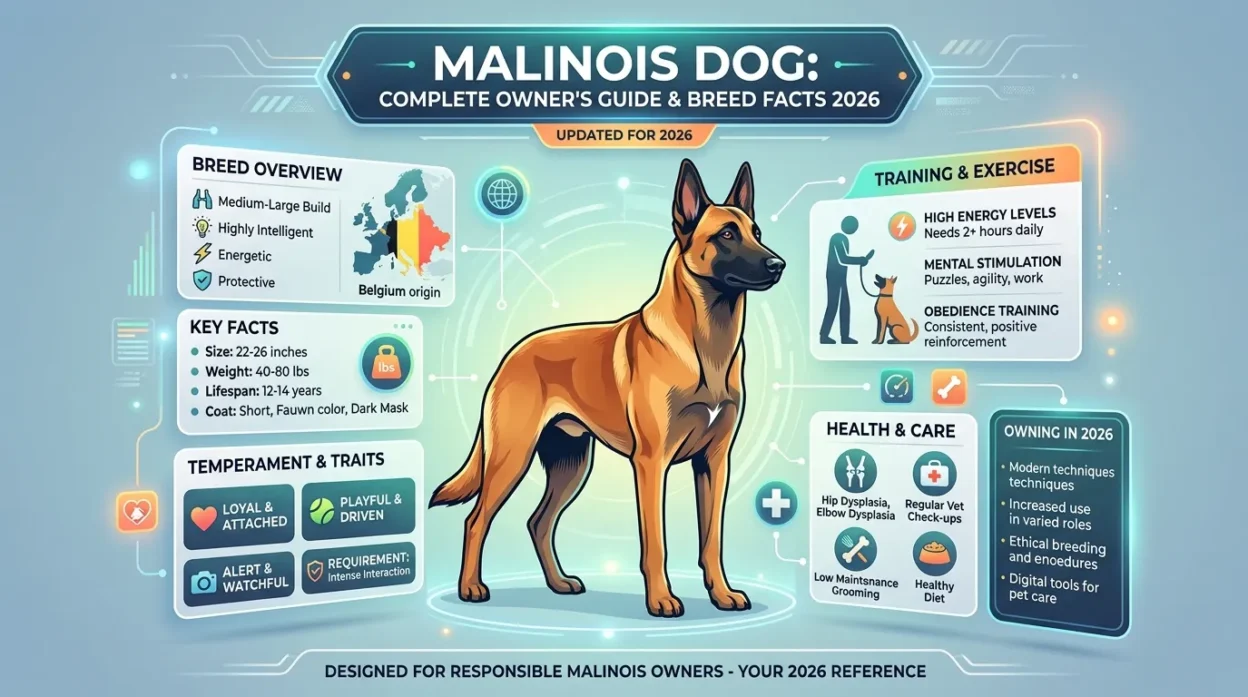 Malinois Dog: Complete Owner's Guide & Breed Facts 2026