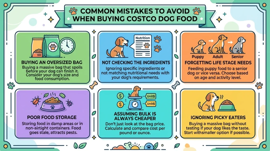 Common Mistakes to Avoid When Buying Costco Dog Food