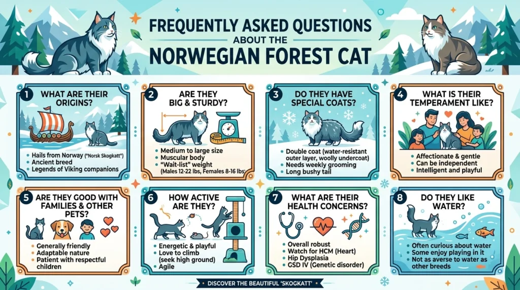 Frequently Asked Questions About the Norwegian Forest Cat