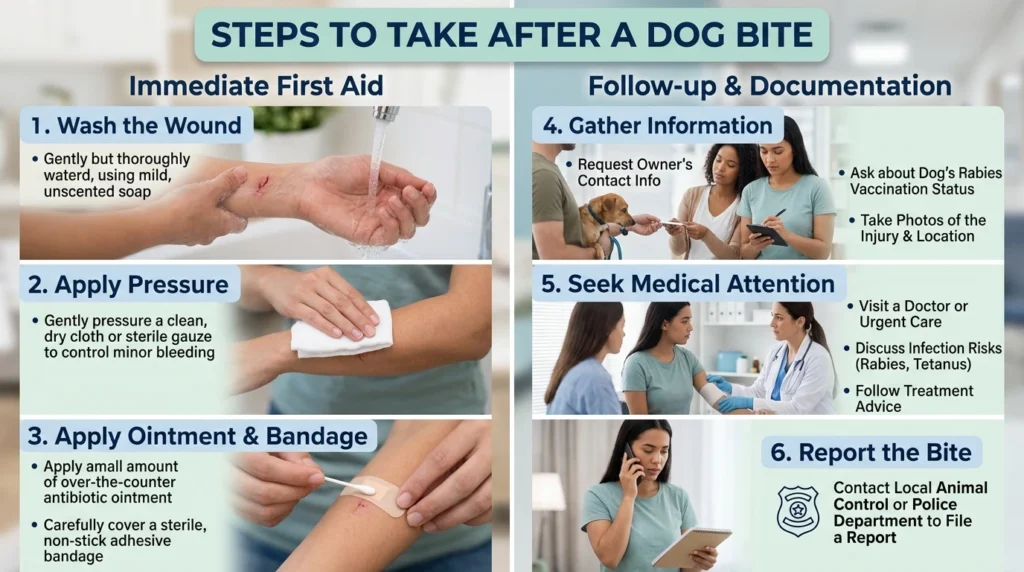 What Steps Should You Take After a Dog Bite?