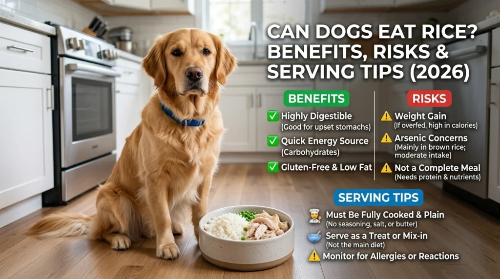 Can Dogs Eat Rice? Benefits, Risks & Serving Tips 2026