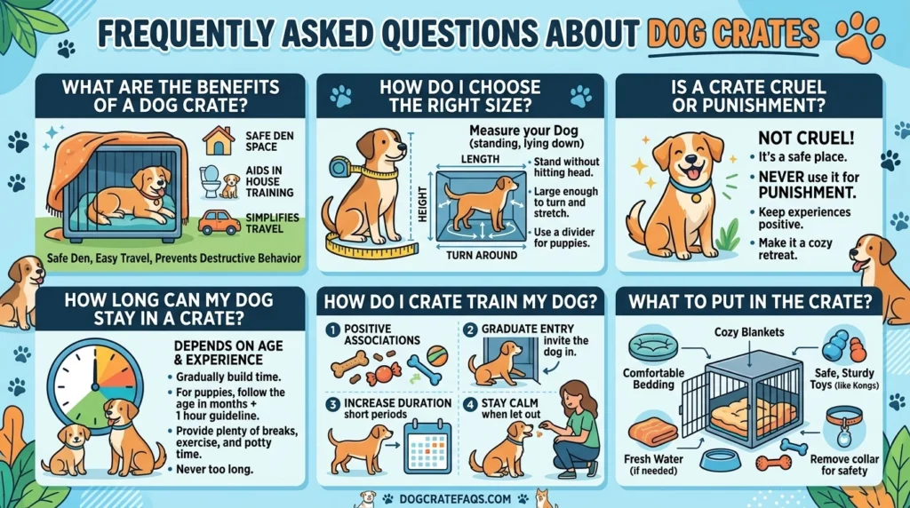 Frequently Asked Questions About Dog Crates